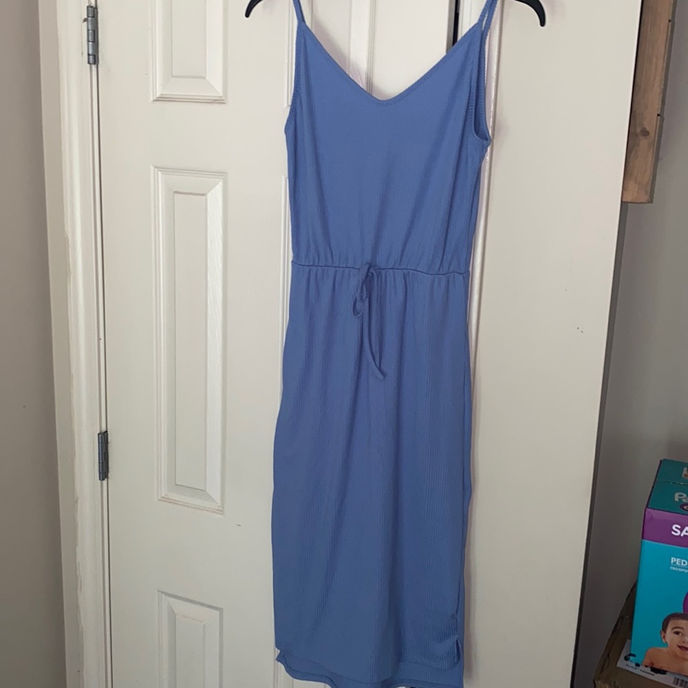Ribbed midi dress